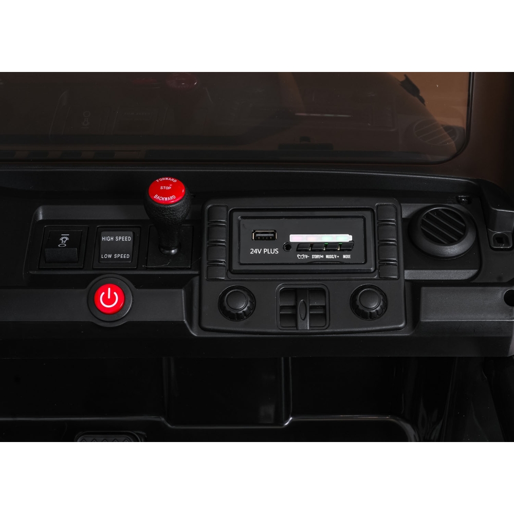 Elektromobilis Extreme Sport 4x4, kintamo dydžio, Black-Elektromobiliai vaikams, Visureigiai-e-vaikas