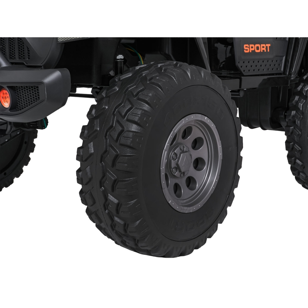 Elektromobilis Extreme Sport 4x4, kintamo dydžio, Black-Elektromobiliai vaikams, Visureigiai-e-vaikas