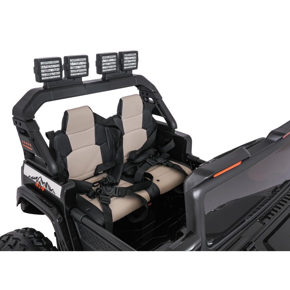 Elektromobilis Extreme Sport 4x4, kintamo dydžio, Black-Elektromobiliai vaikams, Visureigiai-e-vaikas