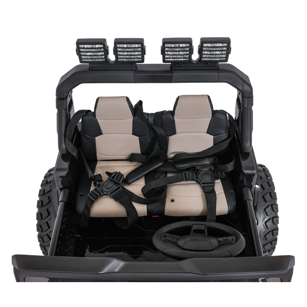 Elektromobilis Extreme Sport 4x4, kintamo dydžio, Black-Elektromobiliai vaikams, Visureigiai-e-vaikas