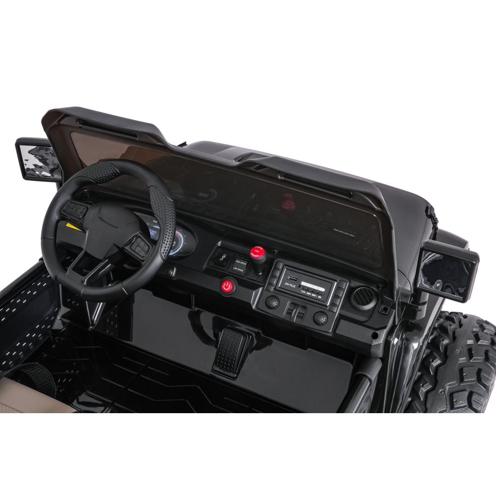 Elektromobilis Extreme Sport 4x4, kintamo dydžio, Black-Elektromobiliai vaikams, Visureigiai-e-vaikas