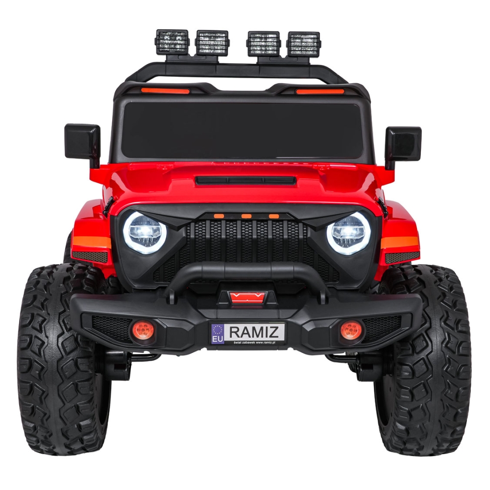 Elektromobilis Extreme Sport 4x4, kintamo dydžio, Red-Elektromobiliai vaikams, Visureigiai-e-vaikas