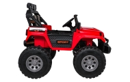 Elektromobilis Extreme Sport 4x4, kintamo dydžio, Red-Elektromobiliai vaikams, Visureigiai-e-vaikas