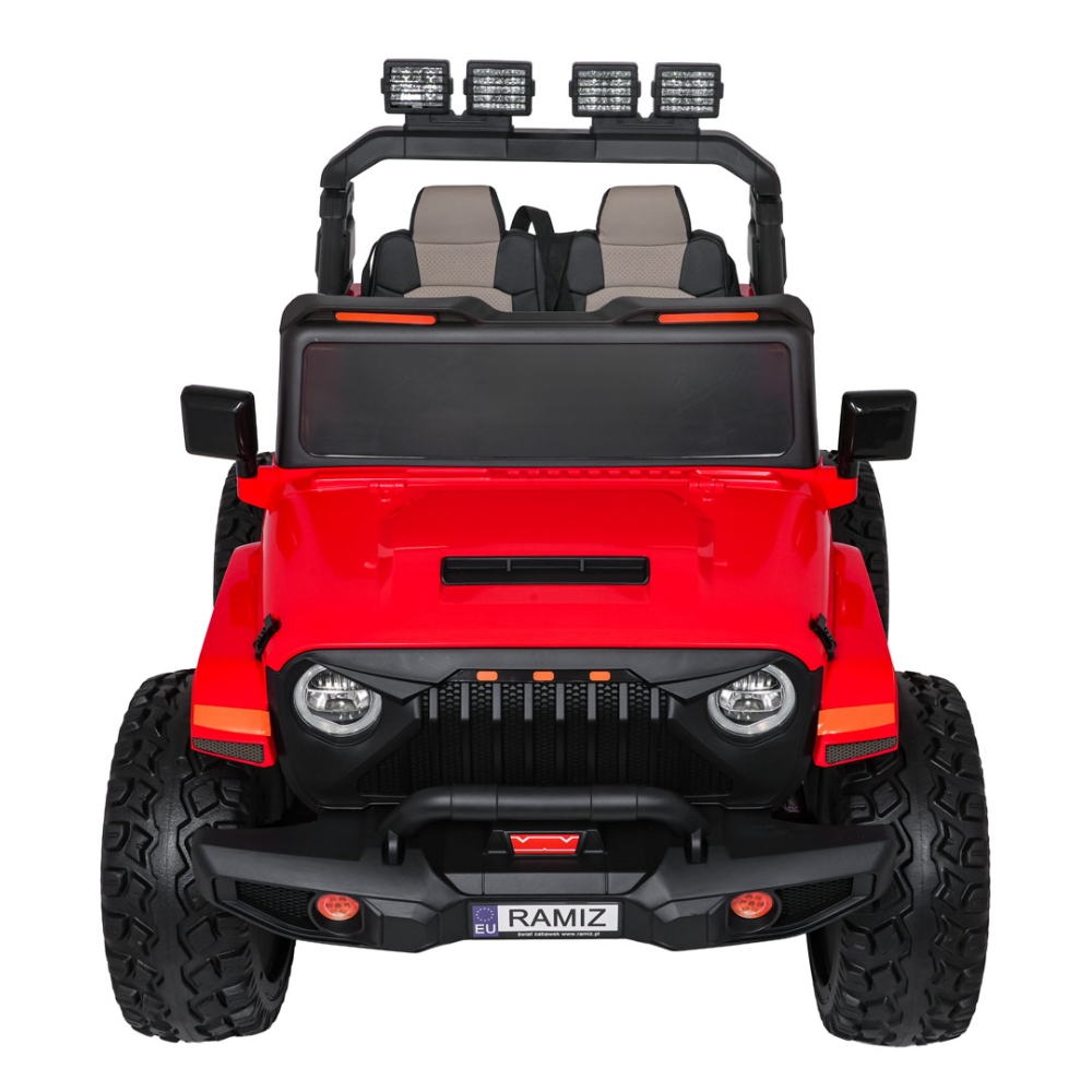Elektromobilis Extreme Sport 4x4, kintamo dydžio, Red-Elektromobiliai vaikams, Visureigiai-e-vaikas