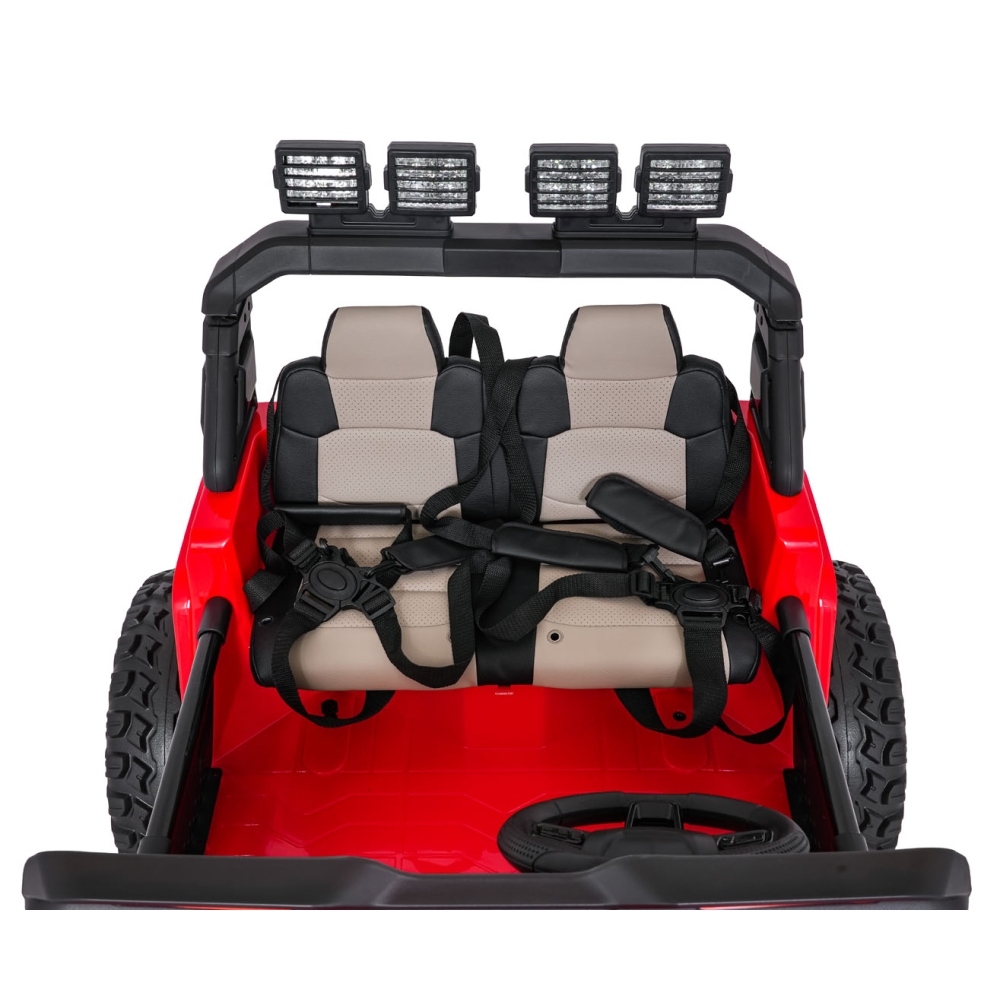 Elektromobilis Extreme Sport 4x4, kintamo dydžio, Red-Elektromobiliai vaikams, Visureigiai-e-vaikas