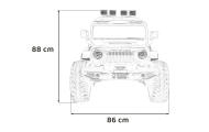 Elektromobilis Extreme Sport 4x4, kintamo dydžio, Red-Elektromobiliai vaikams, Visureigiai-e-vaikas