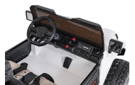 Elektromobilis Extreme Sport 4x4, kintamo dydžio, White-Elektromobiliai vaikams, Visureigiai-e-vaikas