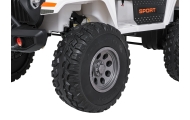 Elektromobilis Extreme Sport 4x4, kintamo dydžio, White-Elektromobiliai vaikams, Visureigiai-e-vaikas