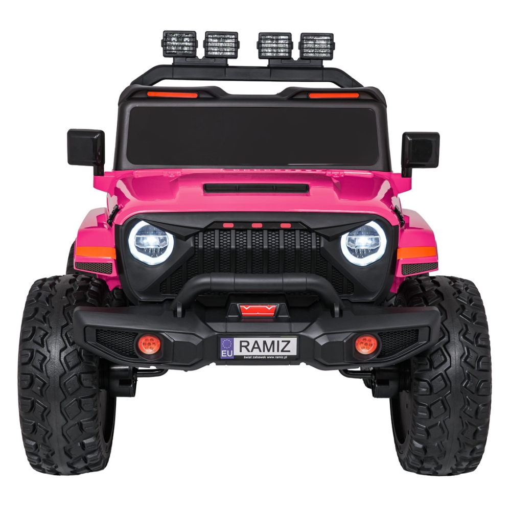 Elektromobilis Extreme Sport 4x4, kintamo dydžio, Pink-Elektromobiliai vaikams, Visureigiai-e-vaikas