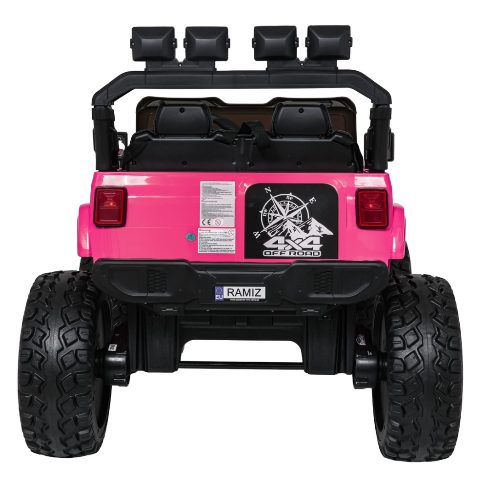 Elektromobilis Extreme Sport 4x4, kintamo dydžio, Pink-Elektromobiliai vaikams, Visureigiai-e-vaikas
