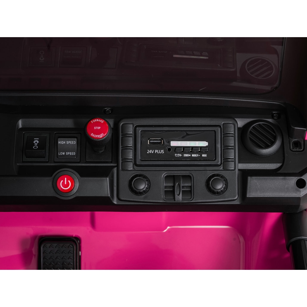 Elektromobilis Extreme Sport 4x4, kintamo dydžio, Pink-Elektromobiliai vaikams, Visureigiai-e-vaikas