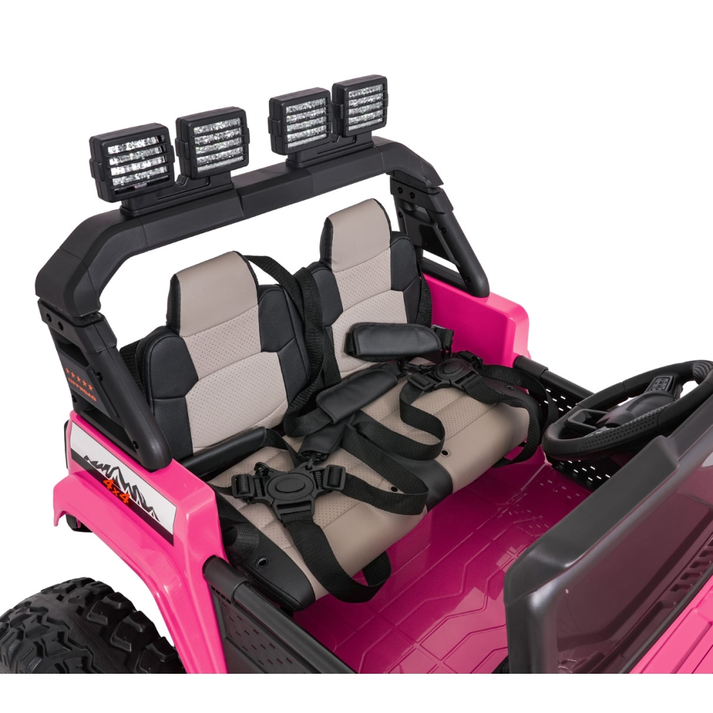 Elektromobilis Extreme Sport 4x4, kintamo dydžio, Pink-Elektromobiliai vaikams, Visureigiai-e-vaikas