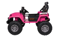Elektromobilis Extreme Sport 4x4, kintamo dydžio, Pink-Elektromobiliai vaikams, Visureigiai-e-vaikas