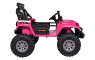 Elektromobilis Extreme Sport 4x4, kintamo dydžio, Pink-Elektromobiliai vaikams, Visureigiai-e-vaikas