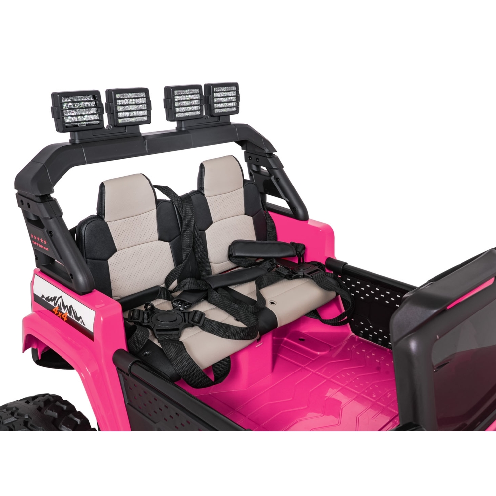 Elektromobilis Extreme Sport 4x4, kintamo dydžio, Pink-Elektromobiliai vaikams, Visureigiai-e-vaikas