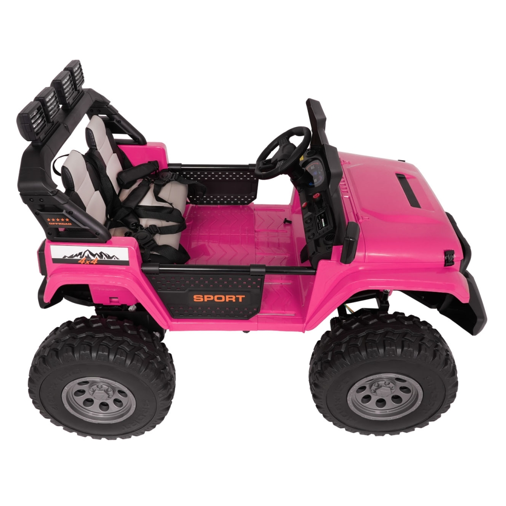 Elektromobilis Extreme Sport 4x4, kintamo dydžio, Pink-Elektromobiliai vaikams, Visureigiai-e-vaikas