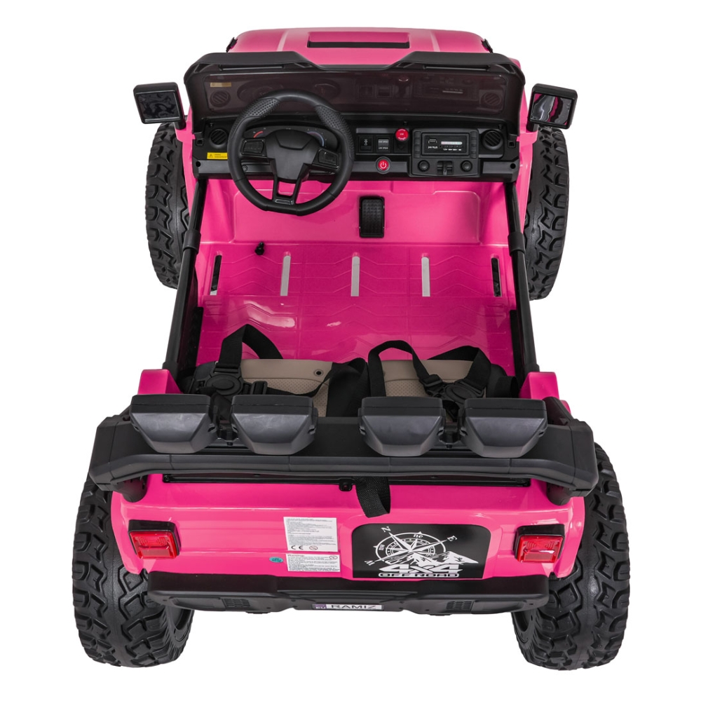 Elektromobilis Extreme Sport 4x4, kintamo dydžio, Pink-Elektromobiliai vaikams, Visureigiai-e-vaikas