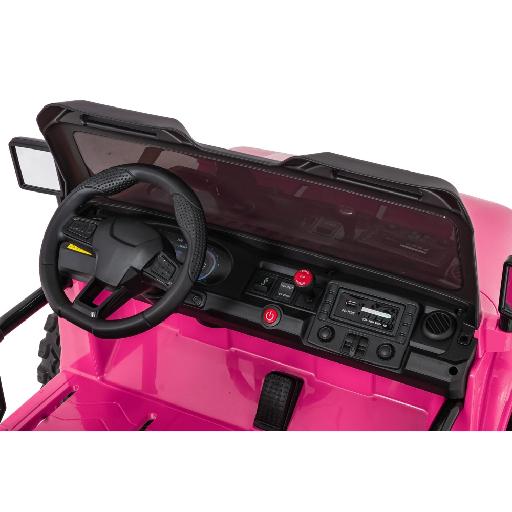 Elektromobilis Extreme Sport 4x4, kintamo dydžio, Pink-Elektromobiliai vaikams, Visureigiai-e-vaikas