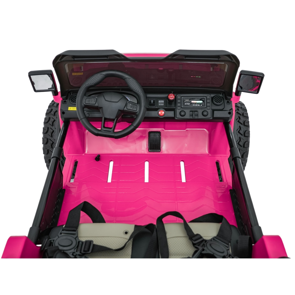 Elektromobilis Extreme Sport 4x4, kintamo dydžio, Pink-Elektromobiliai vaikams, Visureigiai-e-vaikas