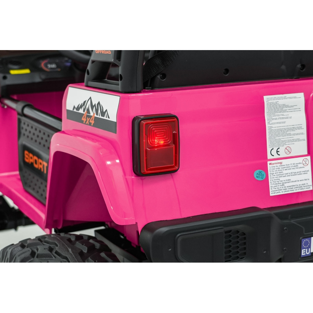 Elektromobilis Extreme Sport 4x4, kintamo dydžio, Pink-Elektromobiliai vaikams, Visureigiai-e-vaikas