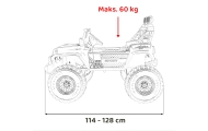 Pojazd Extreme Sport 4x4 Zmienna Wielkość Różowy