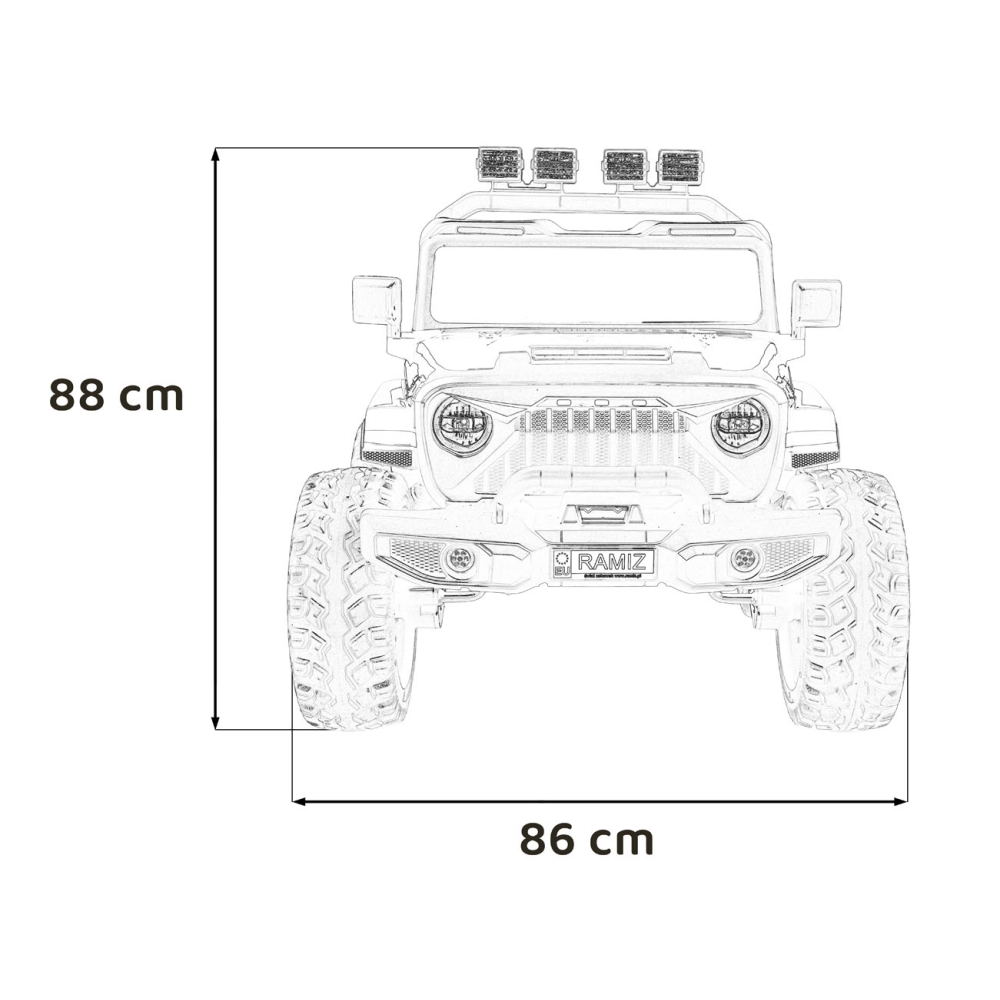 Elektromobilis Extreme Sport 4x4, kintamo dydžio, Pink-Elektromobiliai vaikams, Visureigiai-e-vaikas