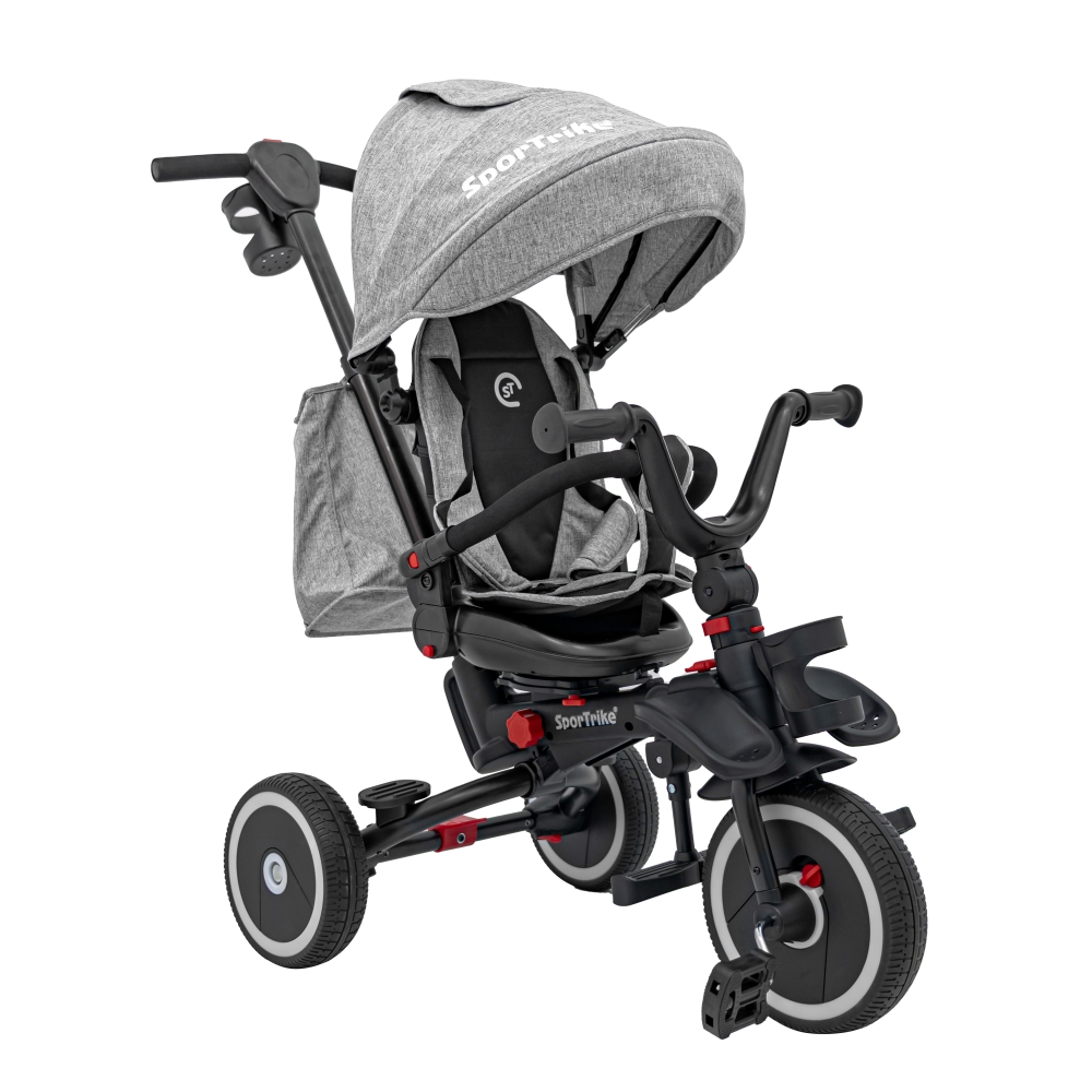 RIDER triratis pilkas SPORTRIKE-Judėjimui, Triratukai vaikams-e-vaikas