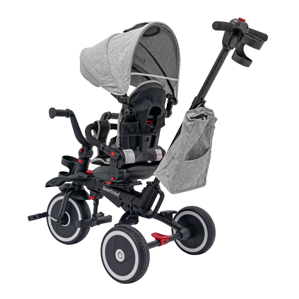 RIDER triratis pilkas SPORTRIKE-Judėjimui, Triratukai vaikams-e-vaikas