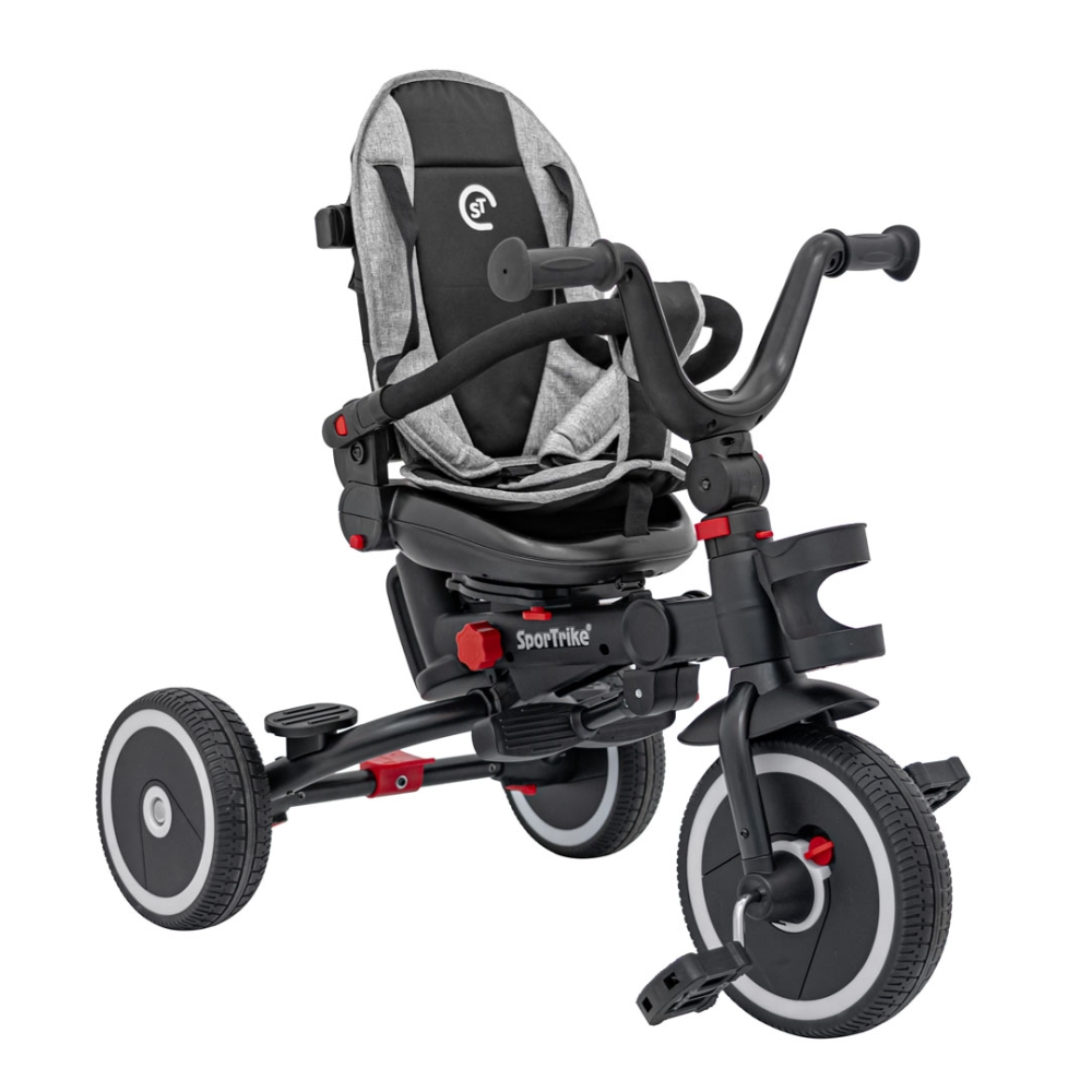 RIDER triratis pilkas SPORTRIKE-Judėjimui, Triratukai vaikams-e-vaikas