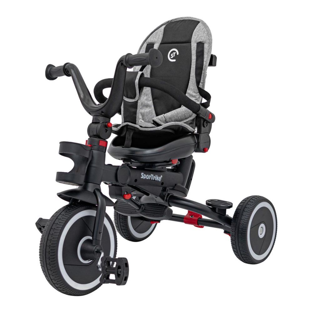 RIDER triratis pilkas SPORTRIKE-Judėjimui, Triratukai vaikams-e-vaikas