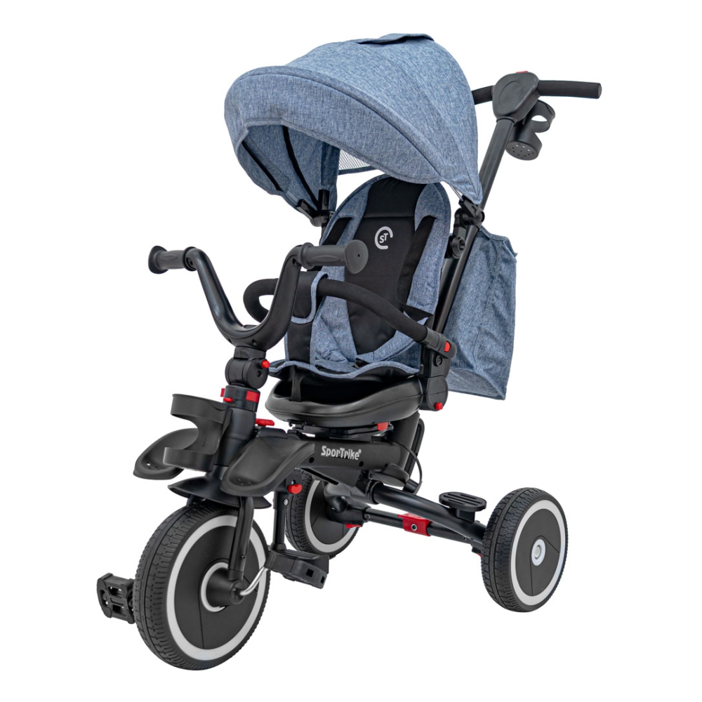 RIDER triratis mėlynas SPORTRIKE-Judėjimui, Triratukai vaikams-e-vaikas