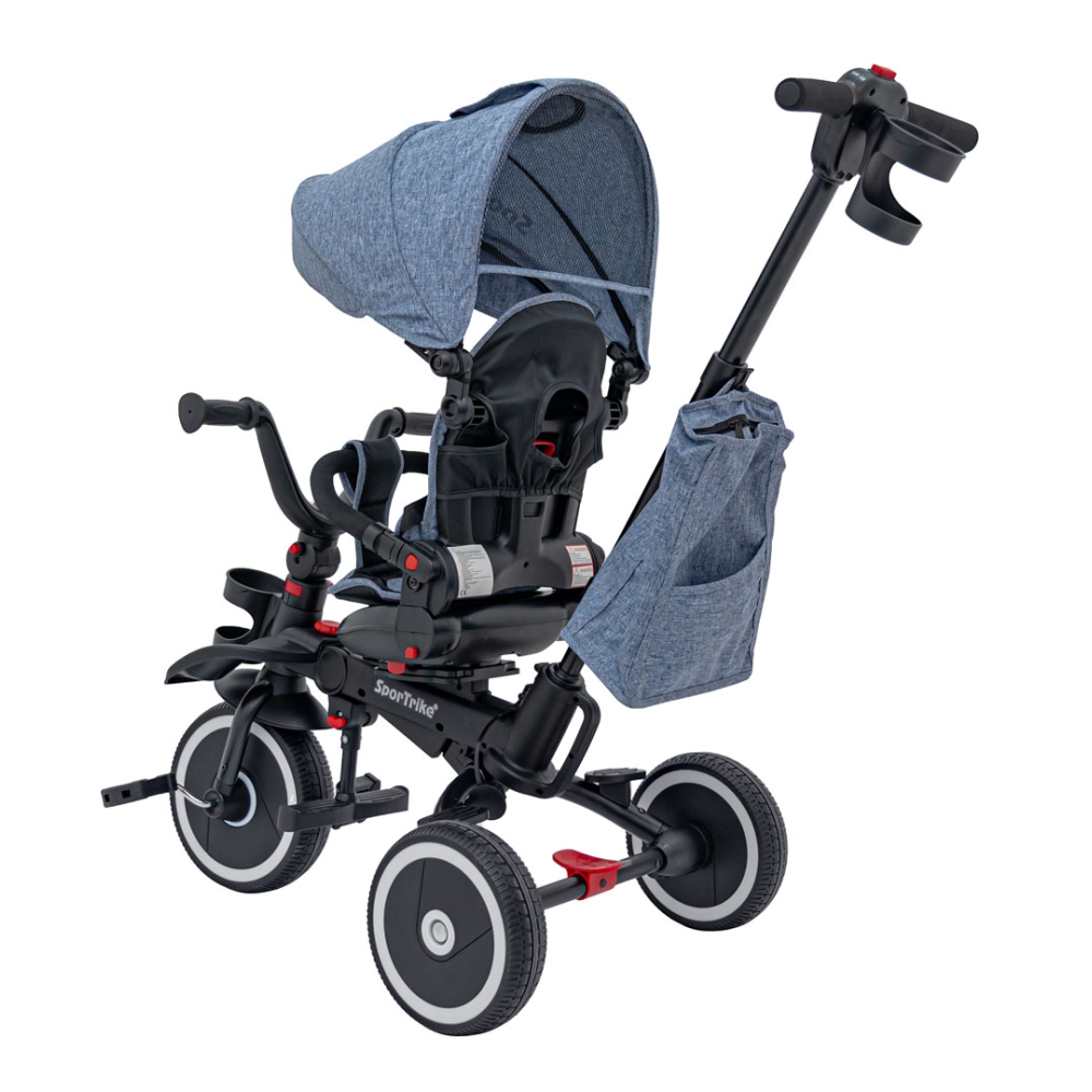 RIDER triratis mėlynas SPORTRIKE-Judėjimui, Triratukai vaikams-e-vaikas