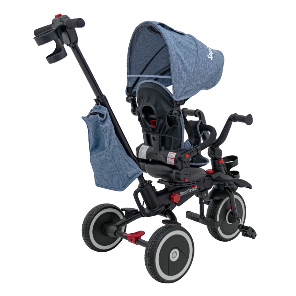 RIDER triratis mėlynas SPORTRIKE-Judėjimui, Triratukai vaikams-e-vaikas