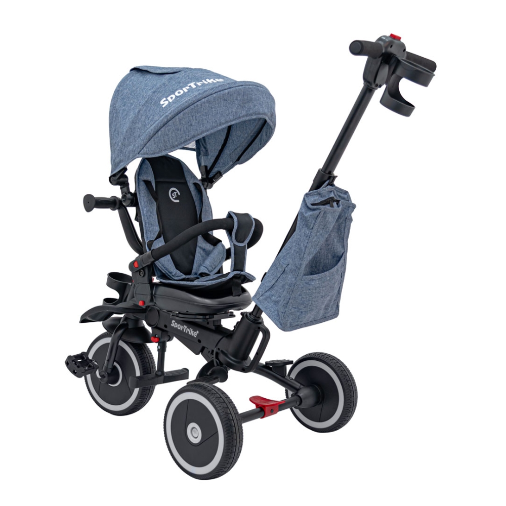 RIDER triratis mėlynas SPORTRIKE-Judėjimui, Triratukai vaikams-e-vaikas