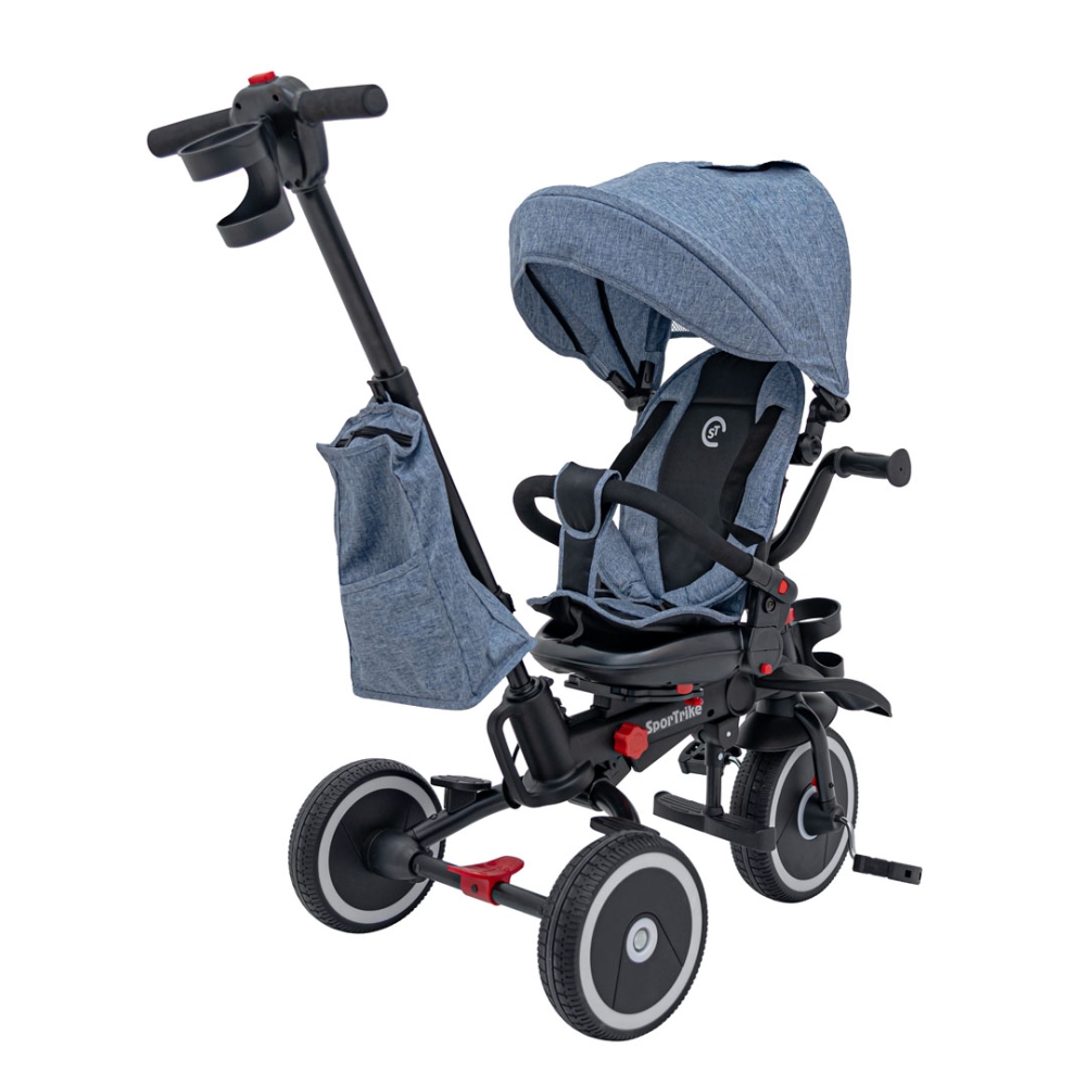 RIDER triratis mėlynas SPORTRIKE-Judėjimui, Triratukai vaikams-e-vaikas