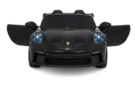 Dvivietis elektromobilis Porsche 911 GT3 MP4, Black-Elektromobiliai vaikams, Mašinos-e-vaikas