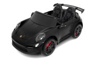 Dvivietis elektromobilis Porsche 911 GT3 MP4, Black-Elektromobiliai vaikams, Mašinos-e-vaikas