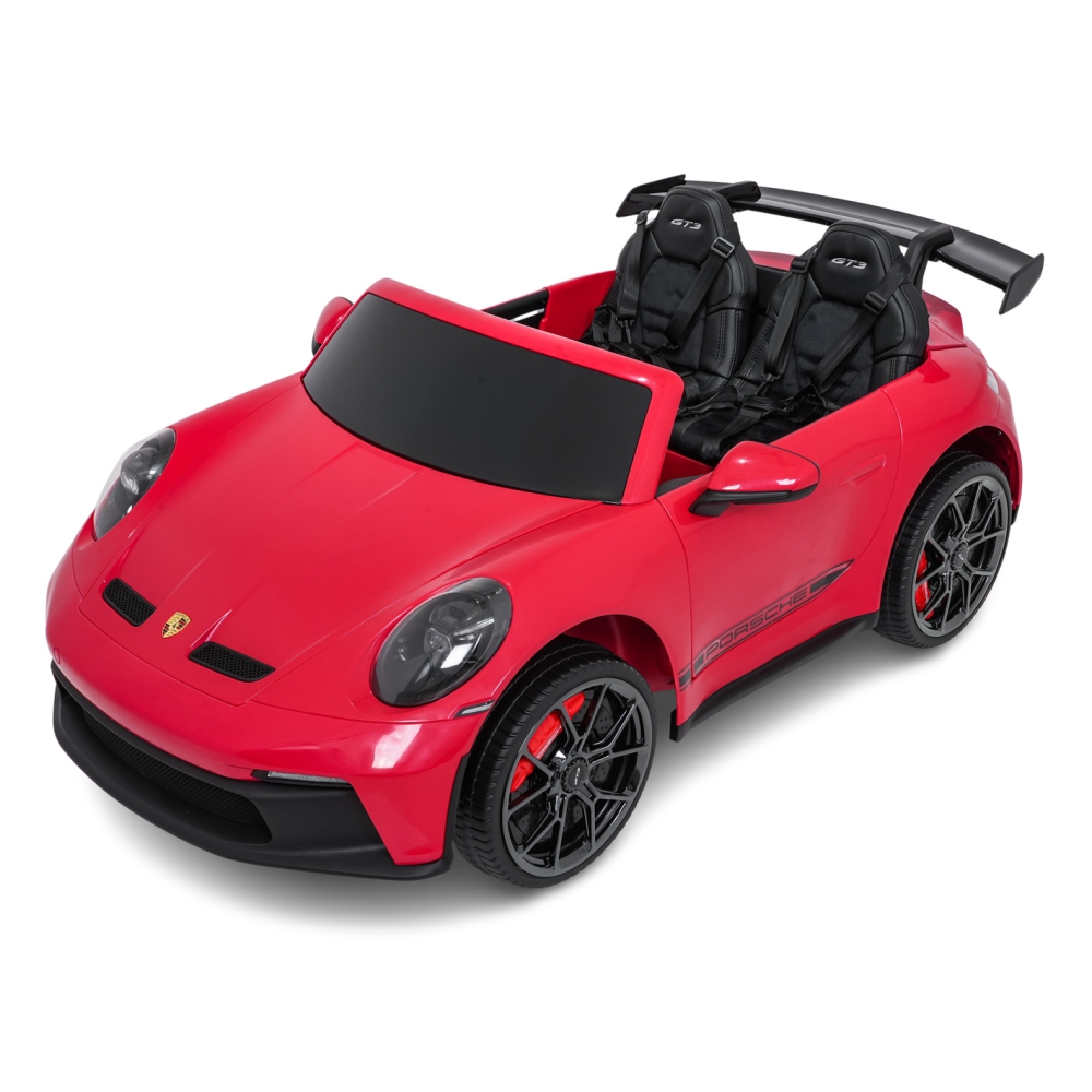 Dvivietis elektromobilis Porsche 911 GT3 MP4, Red-Elektromobiliai vaikams, Mašinos-e-vaikas