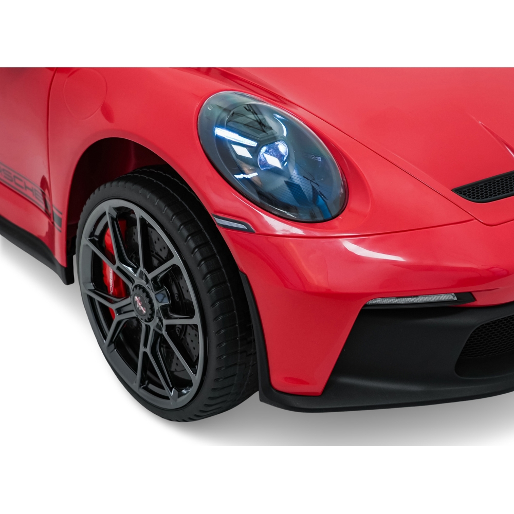 Dvivietis elektromobilis Porsche 911 GT3 MP4, Red-Elektromobiliai vaikams, Mašinos-e-vaikas