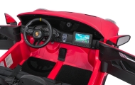 Dvivietis elektromobilis Porsche 911 GT3 MP4, Red-Elektromobiliai vaikams, Mašinos-e-vaikas