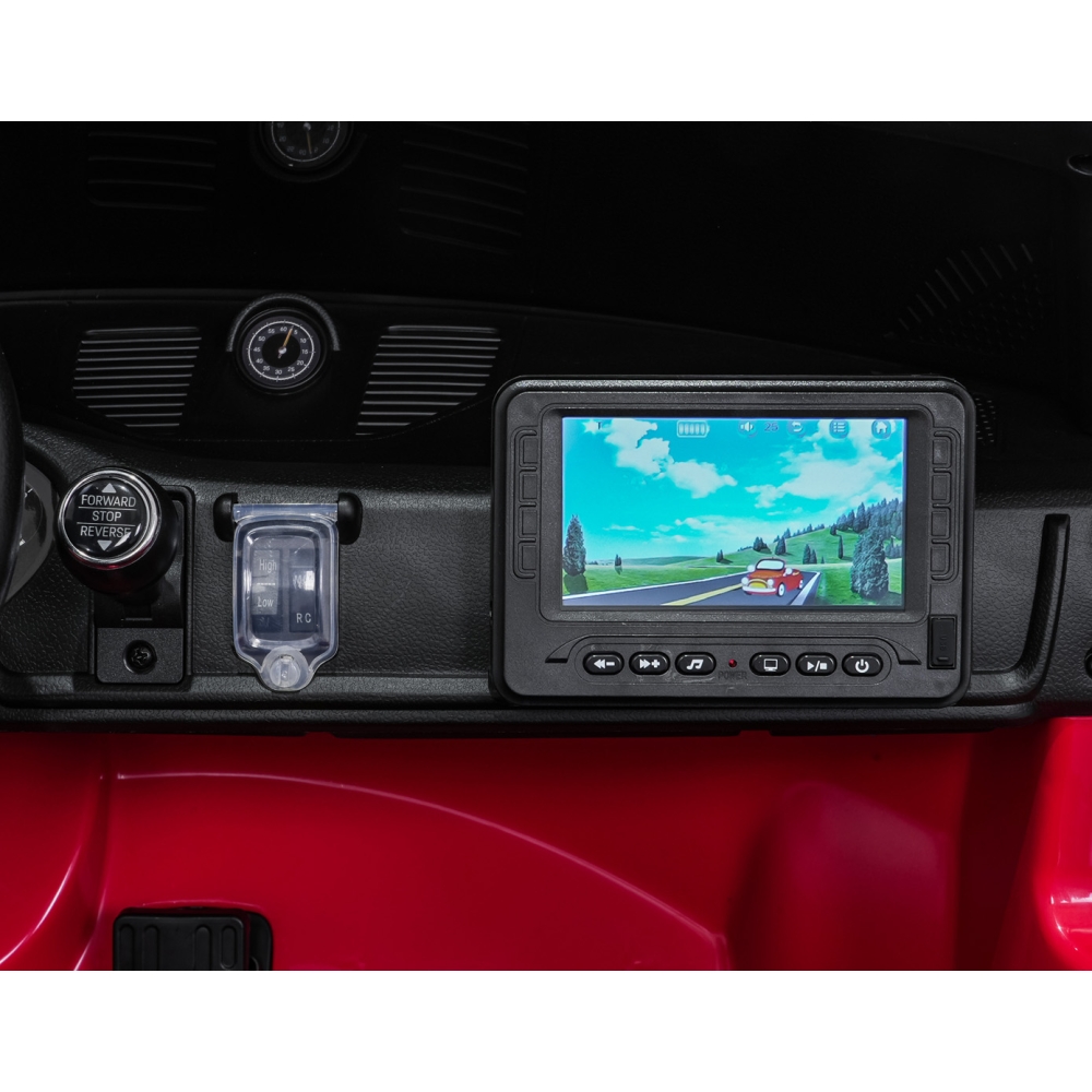 Dvivietis elektromobilis Porsche 911 GT3 MP4, Red-Elektromobiliai vaikams, Mašinos-e-vaikas