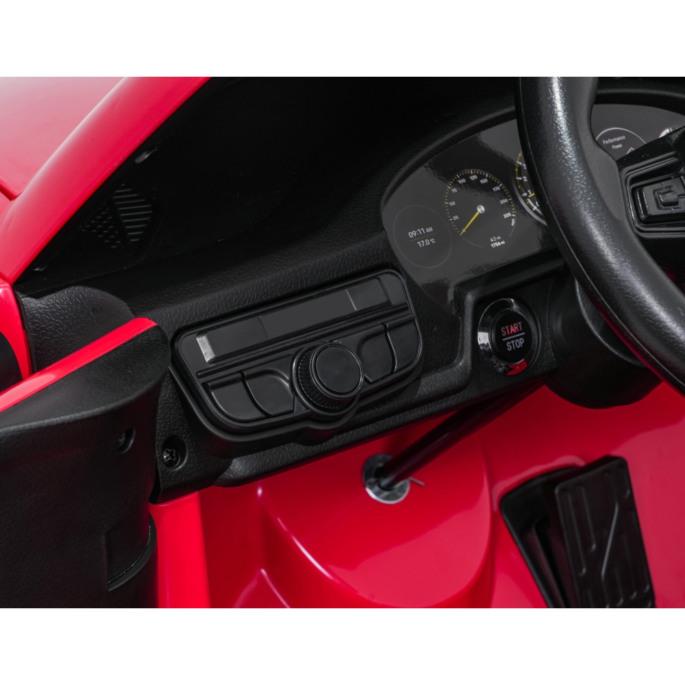 Dvivietis elektromobilis Porsche 911 GT3 MP4, Red-Elektromobiliai vaikams, Mašinos-e-vaikas