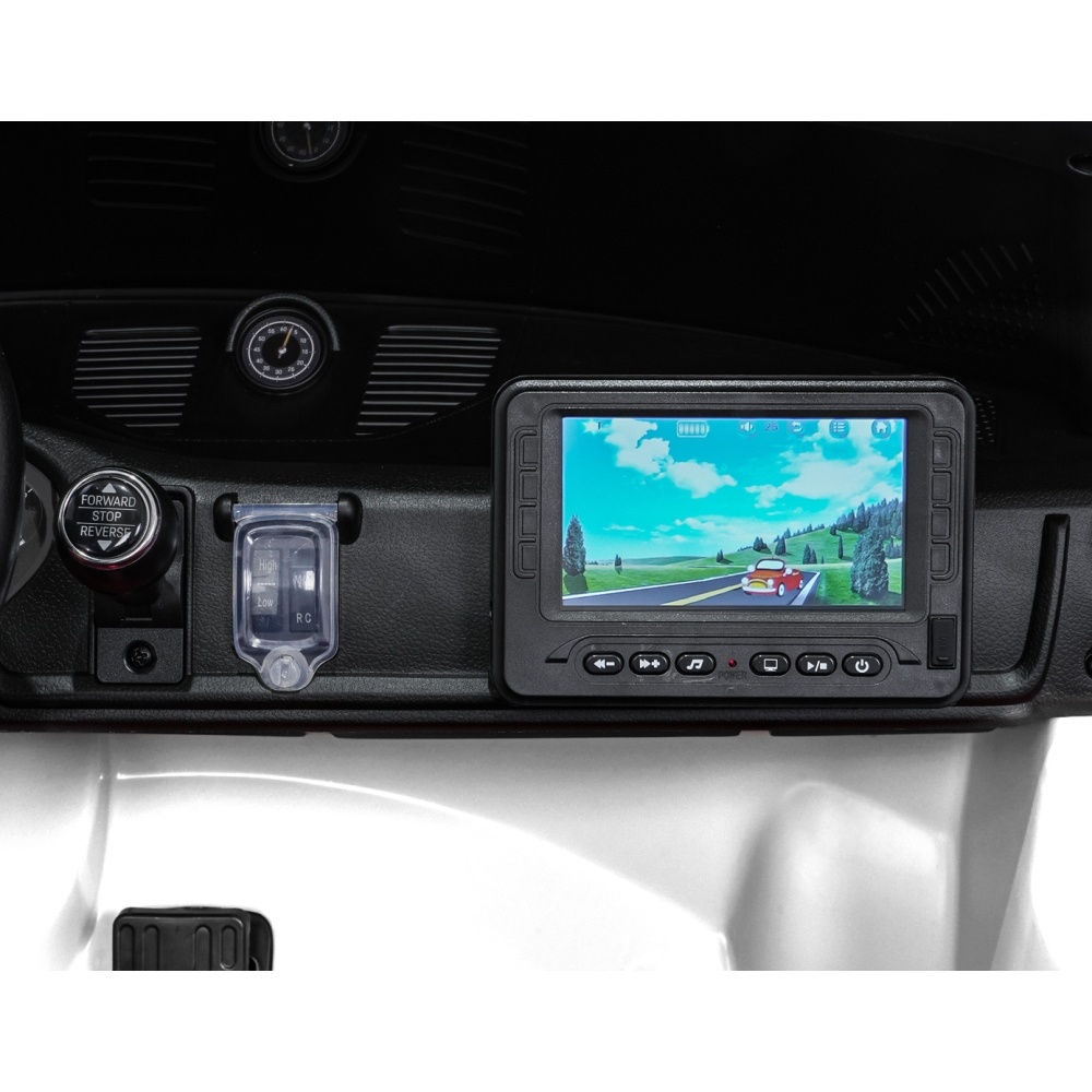 Dvivietis elektromobilis Porsche 911 GT3 MP4, White-Elektromobiliai vaikams, Mašinos-e-vaikas