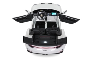 Dvivietis elektromobilis Porsche 911 GT3 MP4, White-Elektromobiliai vaikams, Mašinos-e-vaikas