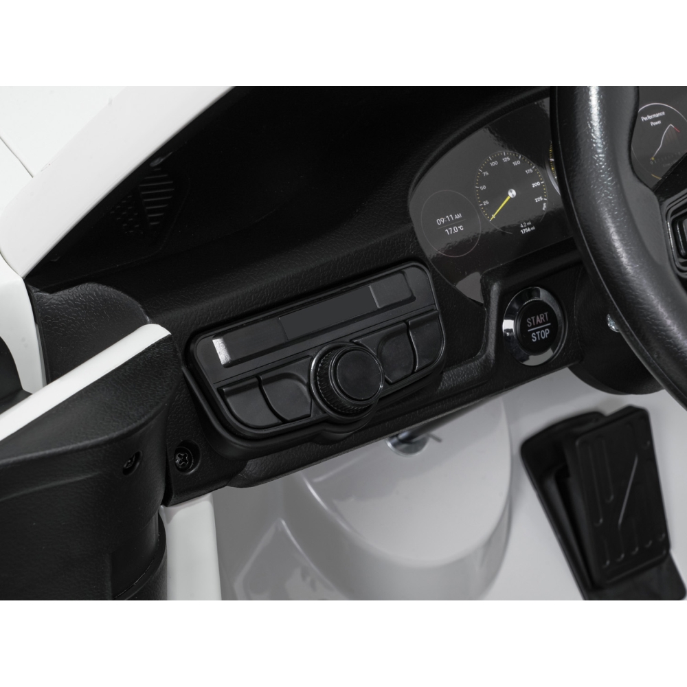 Dvivietis elektromobilis Porsche 911 GT3 MP4, White-Elektromobiliai vaikams, Mašinos-e-vaikas