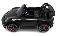 Dvivietis elektromobilis Porsche 911 GT3 STRONG, Black-Elektromobiliai vaikams, Mašinos-e-vaikas