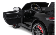 Dvivietis elektromobilis Porsche 911 GT3 STRONG, Black-Elektromobiliai vaikams, Mašinos-e-vaikas