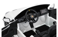 Dvivietis elektromobilis Porsche 911 GT3 STRONG, White-Elektromobiliai vaikams, Mašinos-e-vaikas