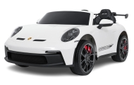 Dvivietis elektromobilis Porsche 911 GT3 STRONG, White-Elektromobiliai vaikams, Mašinos-e-vaikas