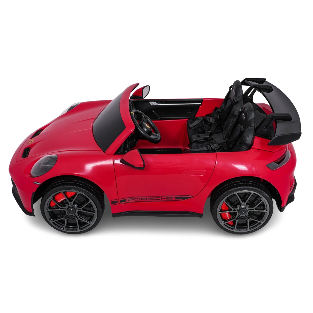 Dvivietis elektromobilis Porsche 911 GT3 STRONG MP4, Red-Elektromobiliai vaikams, Mašinos-e-vaikas
